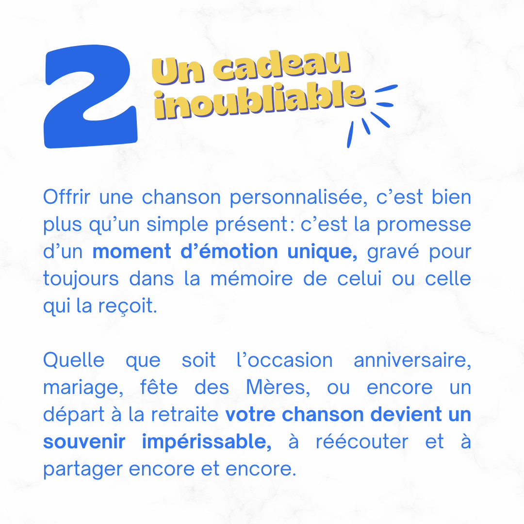 Créez votre chanson sur mesure : un cadeau mémorable pour toutes les occasions